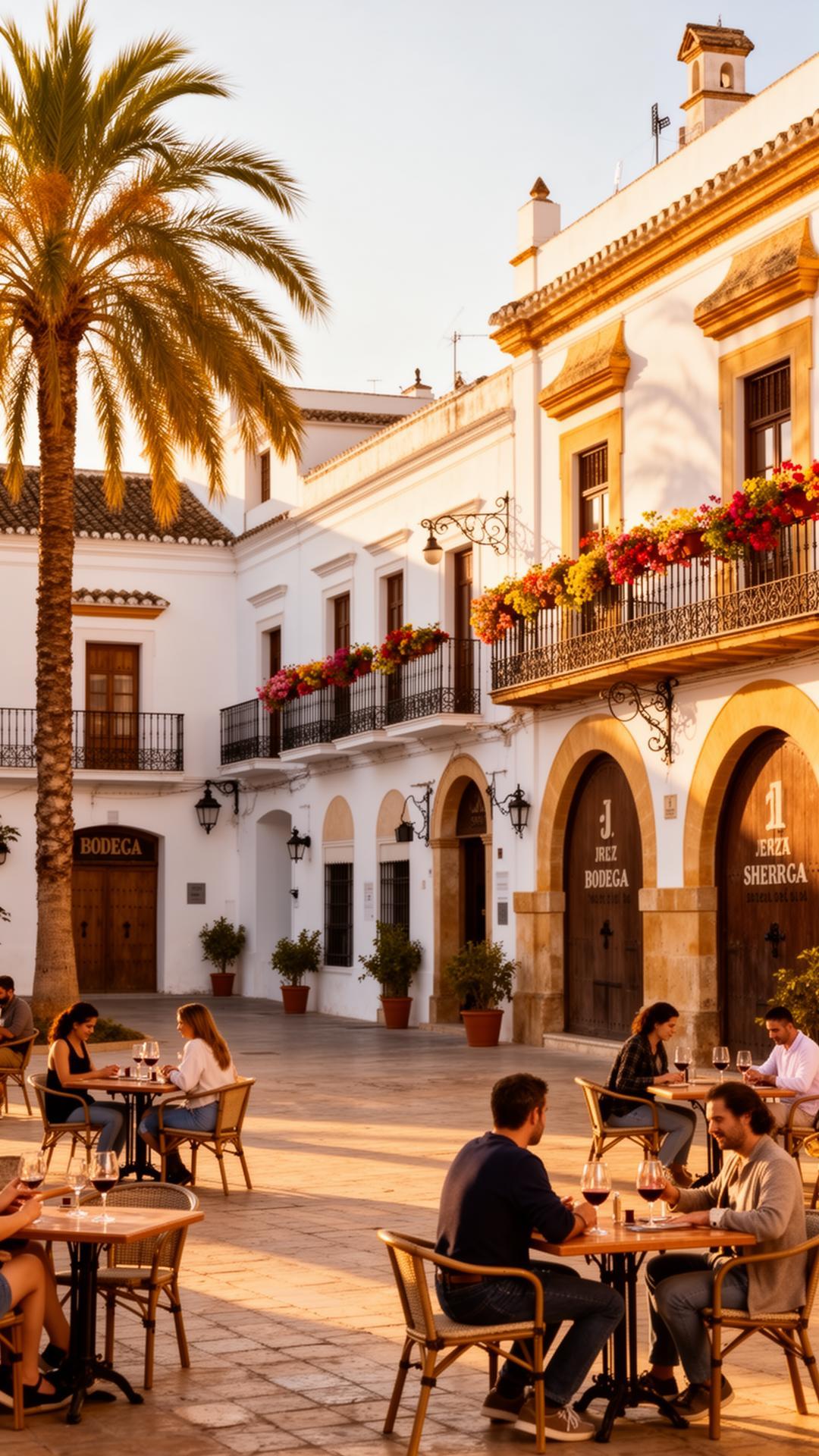Authentieke straat in Jerez de la Frontera