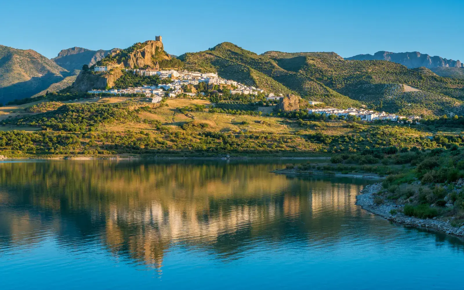 Green limestone mountains of the Sierra de Grazalema
