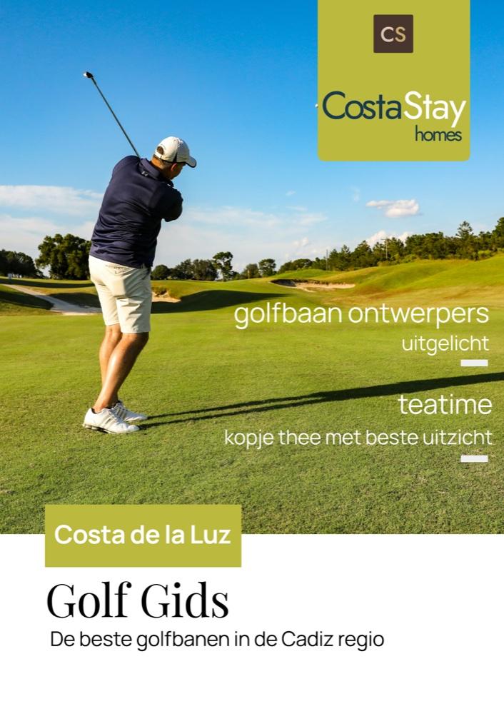 Voorkant van de CostaStay Golf Gids — Costa de la Luz